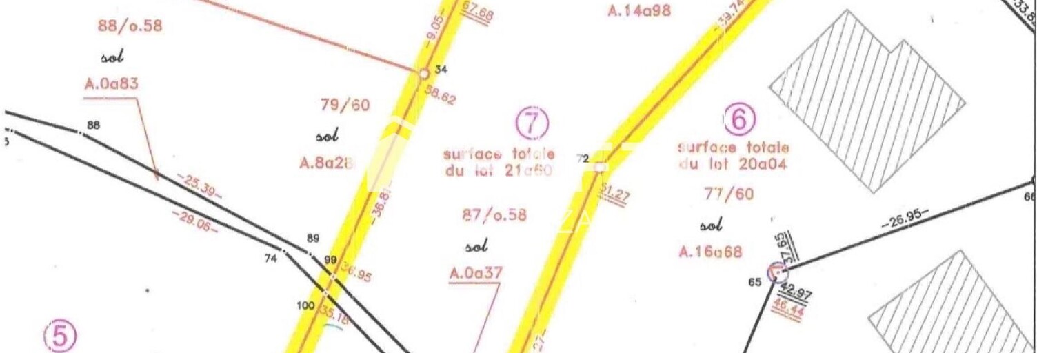 Terrain  2160 m² à vendre à Seltz (67470)