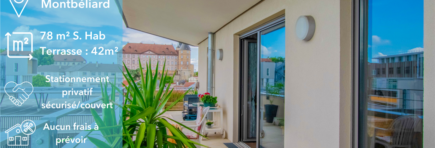 Appartement 3 Pièces 78 m² à vendre à Montbéliard (25200)