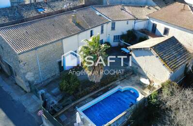 Grande bâtisse + 500m2 garage 190m2 + grenier 150m2  au centre de Magalas — photo du bien