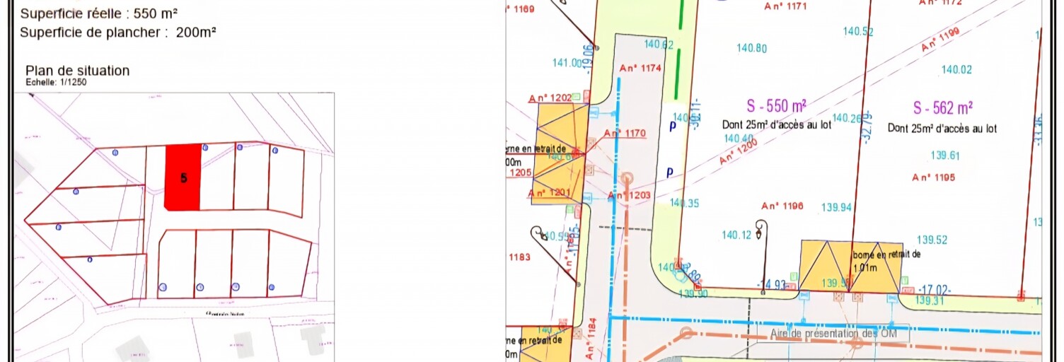 Terrain  549 m² à vendre à Merfy (51220)