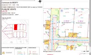 Terrain  549 m² à vendre à Merfy (51220)