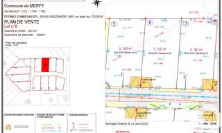 Terrain  562 m² à vendre à Merfy (51220)