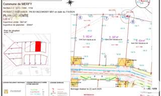 Terrain  567 m² à vendre à Merfy (51220)
