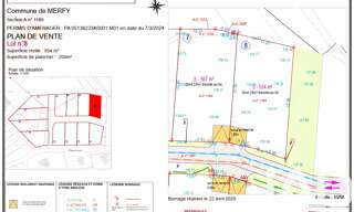 Terrain  554 m² à vendre à Merfy (51220)