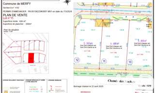 Terrain  597 m² à vendre à Merfy (51220)