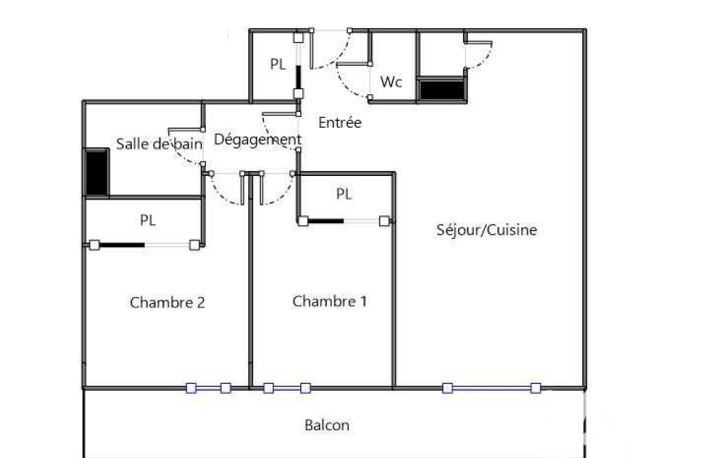Vente Appartement 3 pièces — photo 3