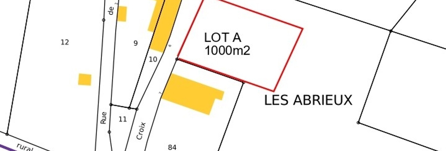 Terrain  1000 m² à vendre à Les Pins (16260)