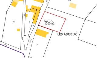 Terrain  1000 m² à vendre à Les Pins (16260)