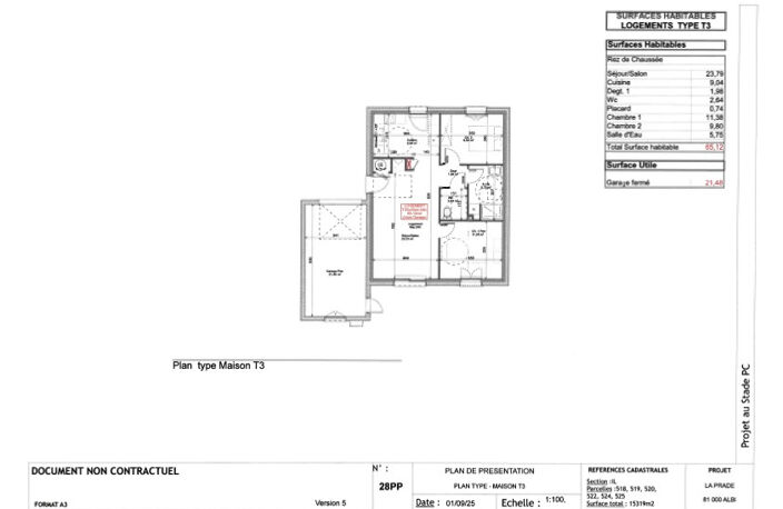 PAVILLON T3 NEUF PLAIN PIED — photo 4