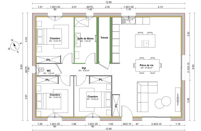 Vente maison 4 pièces 88 m² Monistrol-sur-Loire (43120) — photo 4
