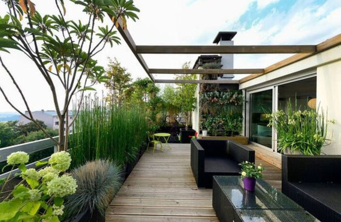 Appartement T4 en attique – Écrin de verdure aux portes de Genève - Résidence de standing — photo 3
