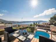 Appartement bas de villa  à vendre 4 pièces VILLEFRANCHE SUR MER (06)vue exceptionnelle piscine privée jardin terrasse garage — photo 2