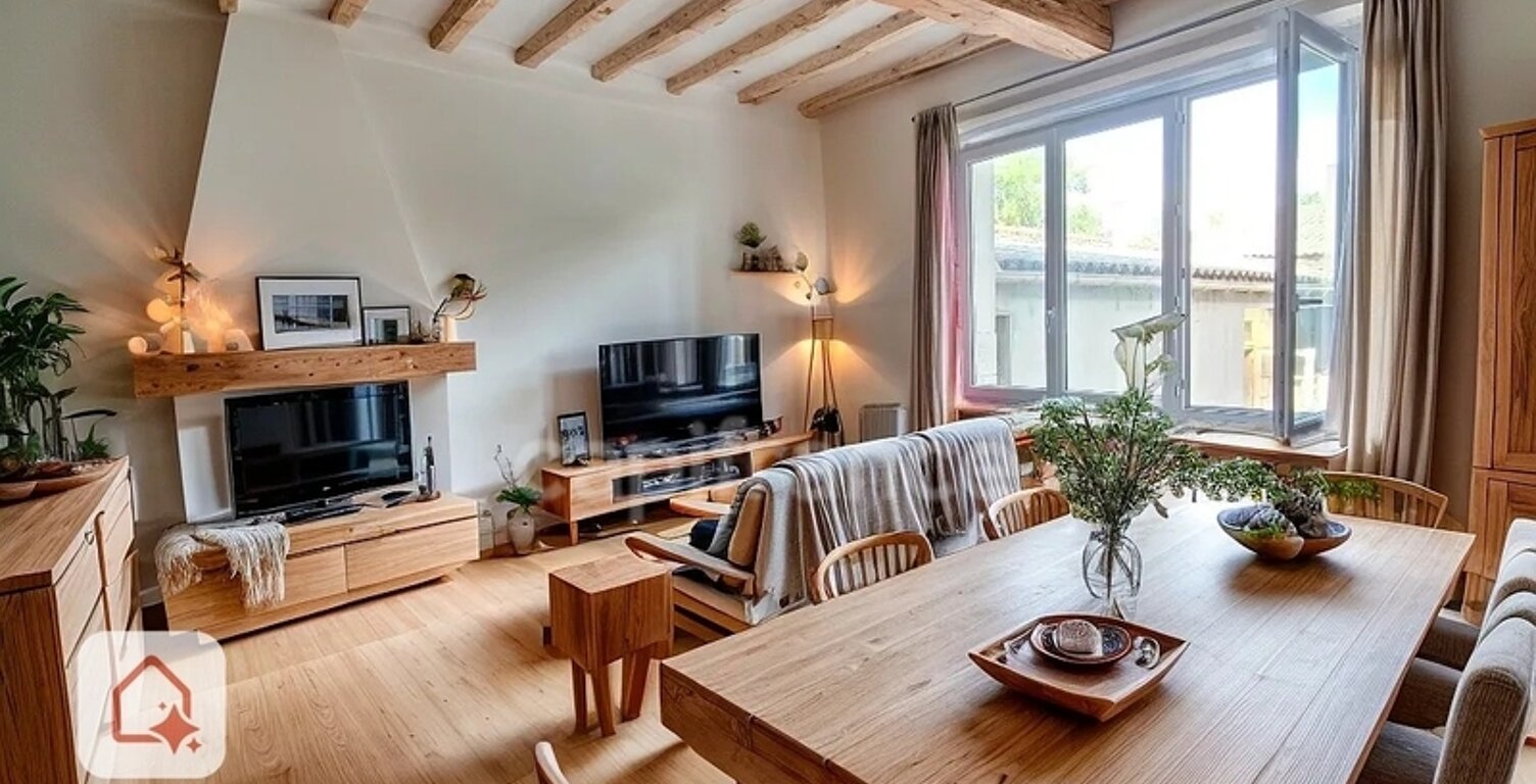 Dpt Charente Maritime (17), à vendre SAINT JEAN D'ANGELY maison P6 loué commerce, habitation et jardin — photo 1