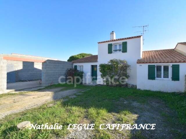 LA GUERINIERE (85) NOIRMOUTIER Maison à vendre 6 Pièces, 4 chambres ,96 M² , terrain 498 M² ,500 Mètres PLAGE — photo du bien