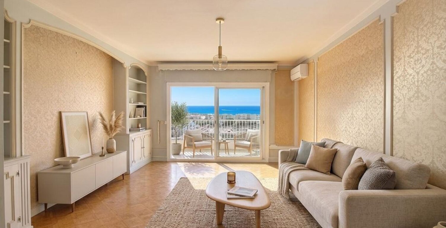 APPARTEMENT T4 100M2 LUMINEUX VUE MER TERRASSE GARAGE CAVE CABOT 13009 — photo 1