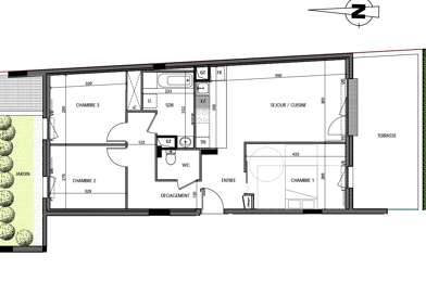 Appartement 4 pièces 280000 €