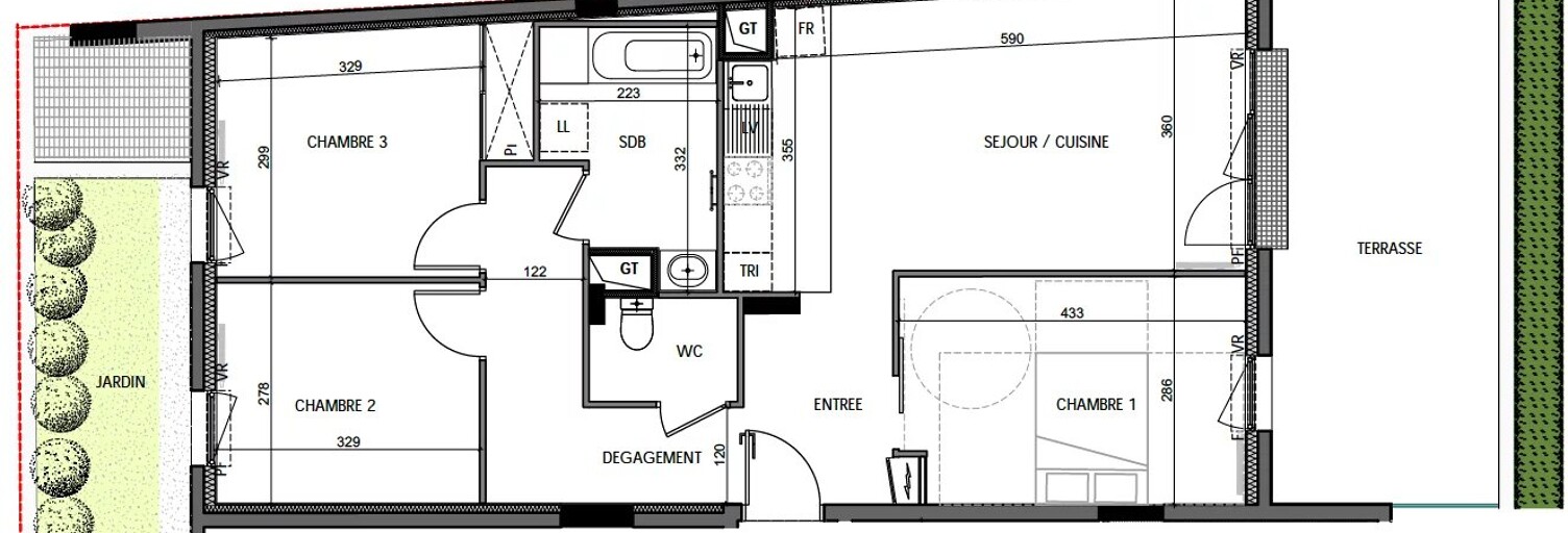 Appartement 4 Pièces 75 m² à vendre à Dijon (21000)