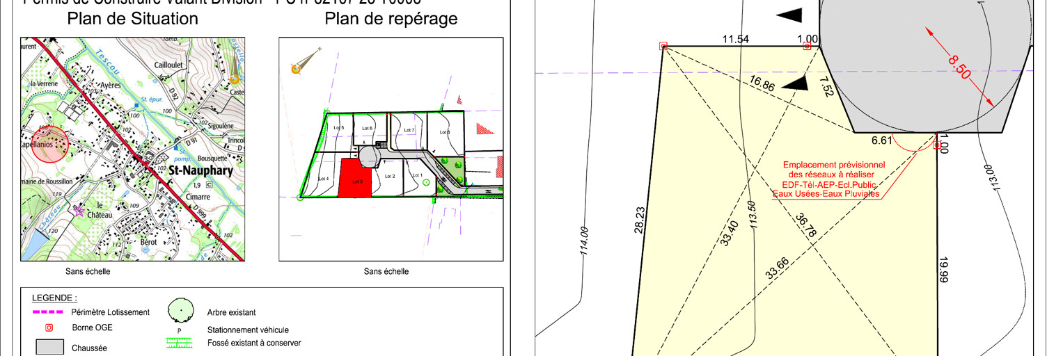 Terrain 637 m² à construire Saint-Nauphary (82370)