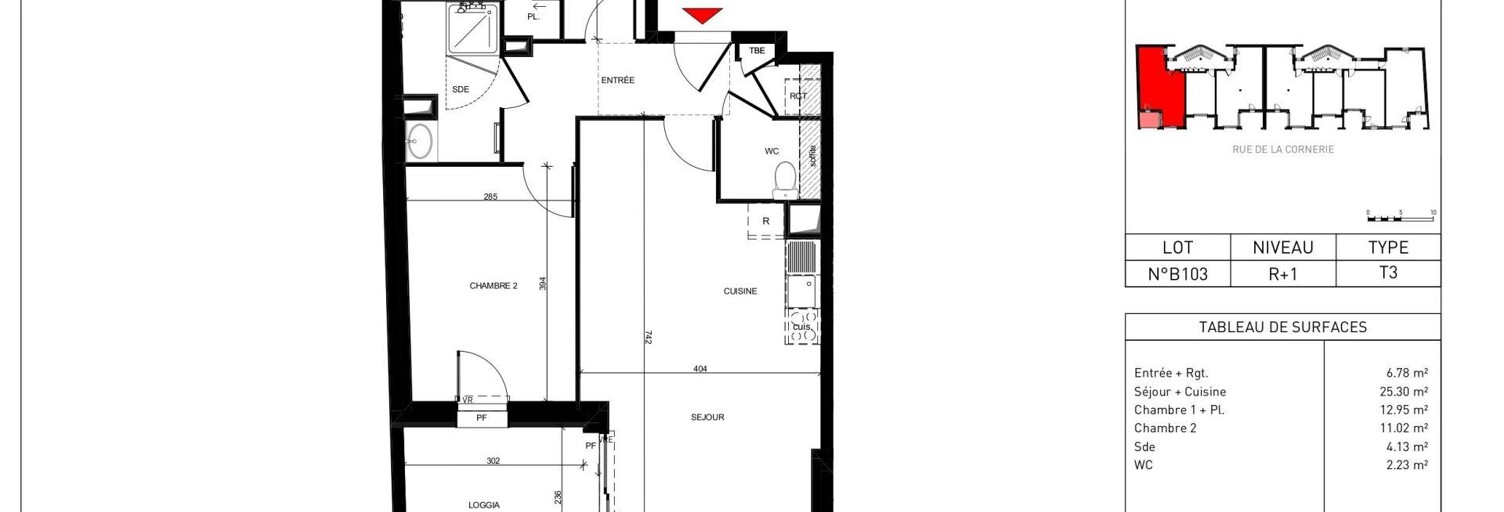 Appartement 3 Pièces 63 m² à vendre à Challans (85300)