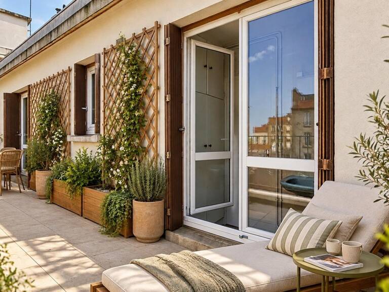 APPT AVEC TERRASSE EN PLEIN CENTRE DES LILAS — photo 1