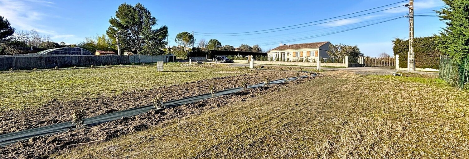 Terrain  1530 m² à vendre à Villeneuve-lès-Montréal (11290)
