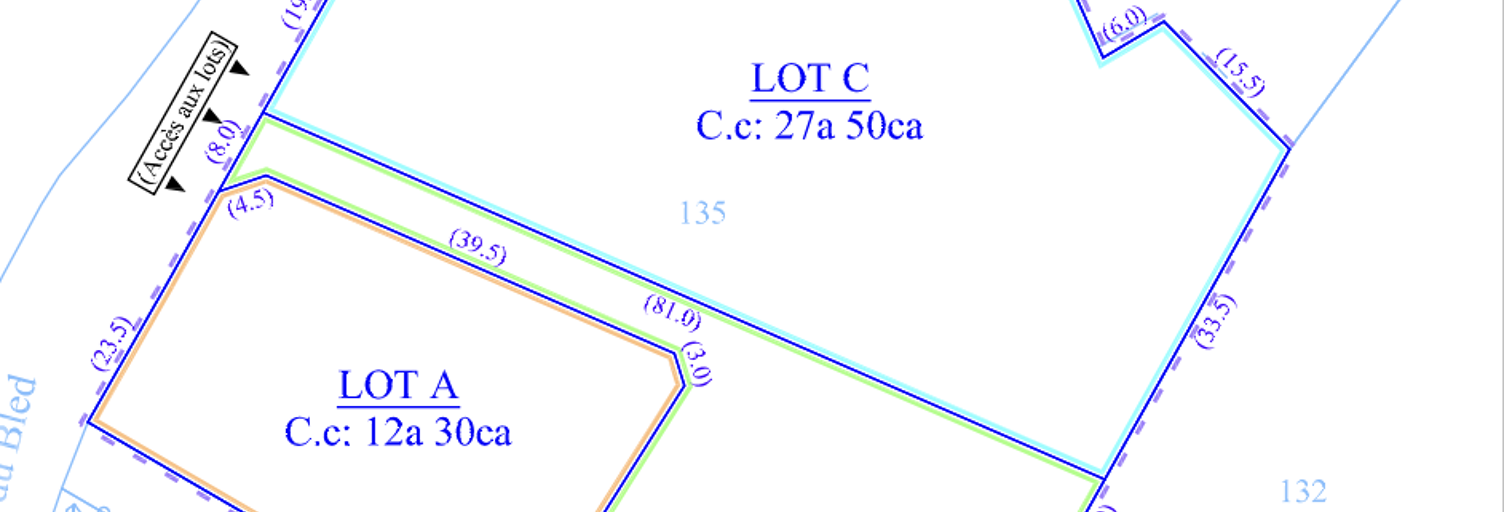 Terrain  2750 m² à vendre à Bonnac-la-Côte (87270)