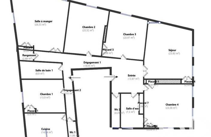 Vente Appartement 6 pièces — photo 4