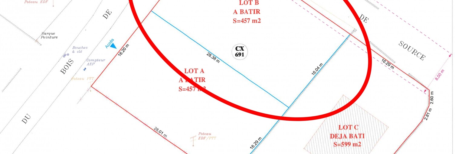 Terrain  457 m² à vendre à Le Tampon (97418)