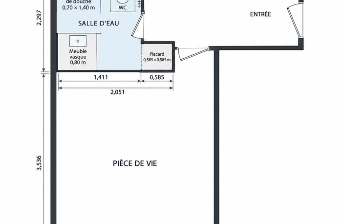 Vente Appartement 1 pièce — photo 2