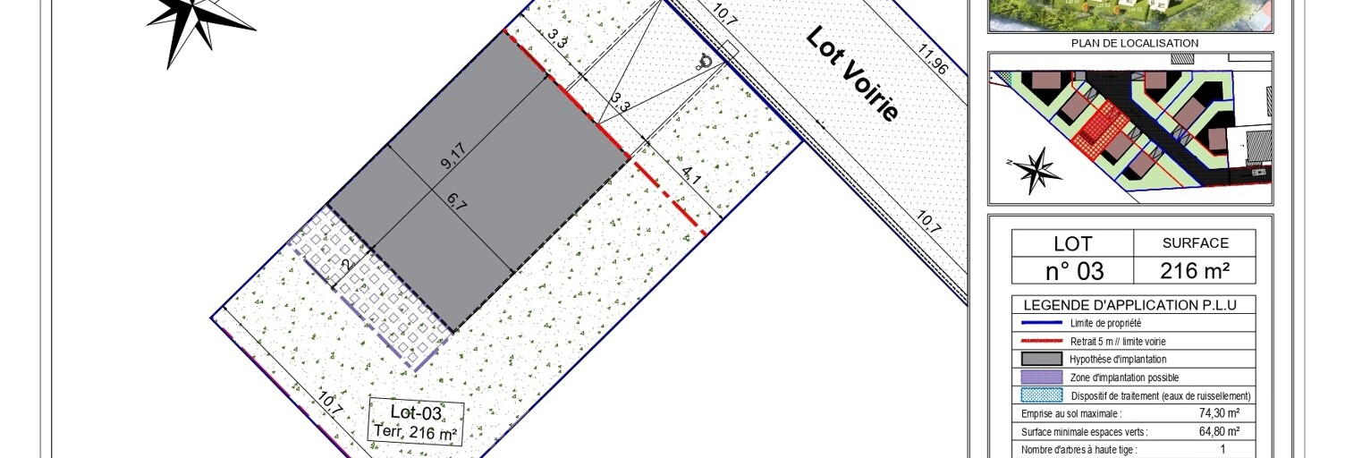 Terrain  216 m² à vendre à Arpajon (91290)