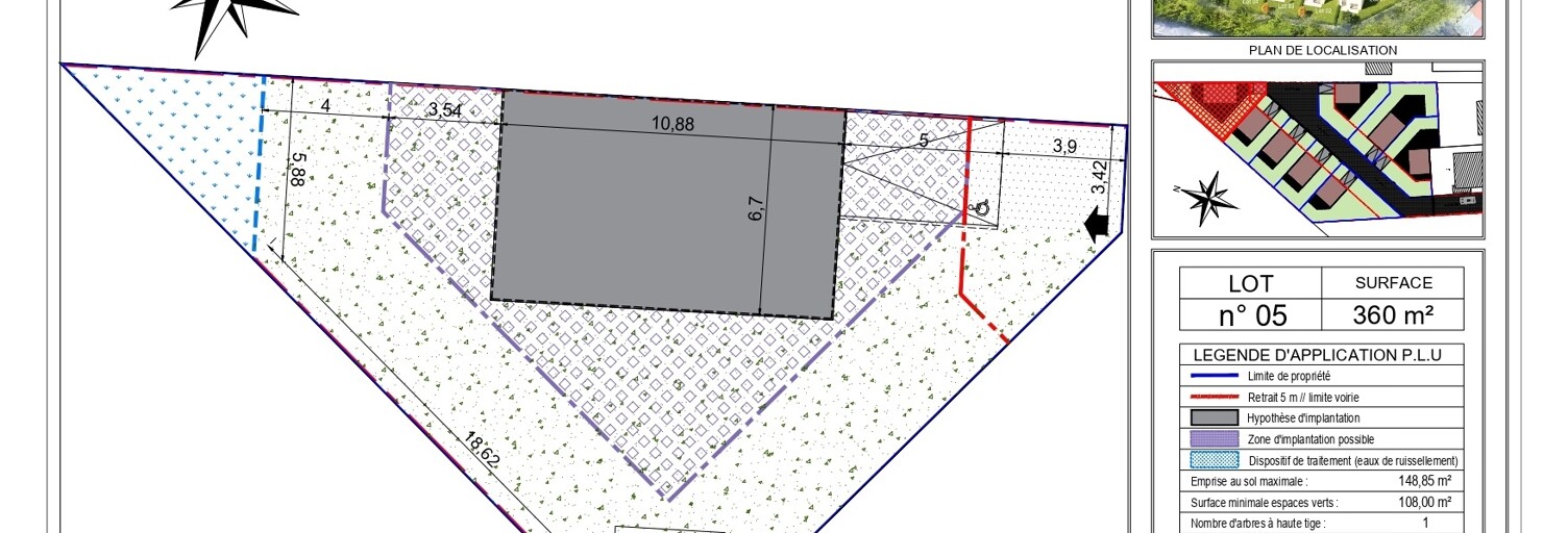 Terrain  334 m² à vendre à Arpajon (91290)