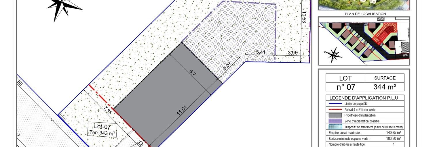 Terrain  343 m² à vendre à Arpajon (91290)