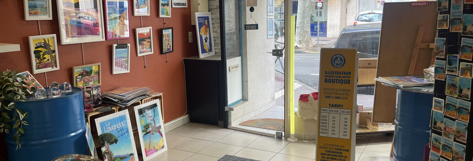 Commerce  75 m² à louer à Hyères (83400)