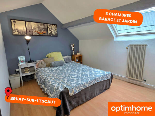 Bruay‑sur‑l’Escaut – Maison 83,3 m² – Jardin – Garage 28 m² – Tram à 3 min — photo du bien