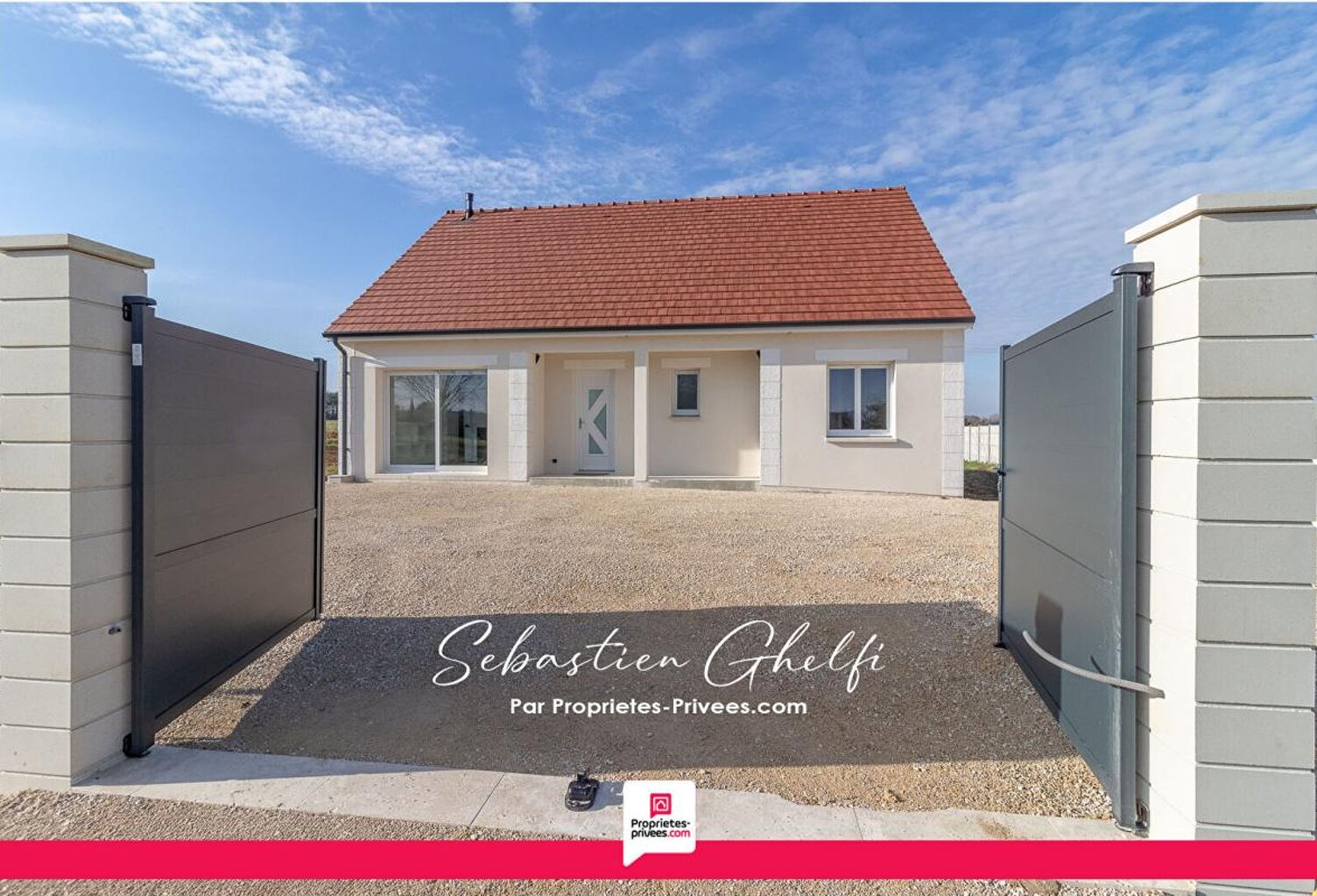 proche de contres à la campagne belle maison de plain-pied avec 3 chambres — photo 1