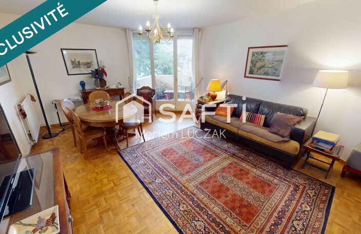 RARE À POISSY  96 m² lumineux, 3 chambres, terrasse, parking, cave, à deux pas de la gare. — photo 2