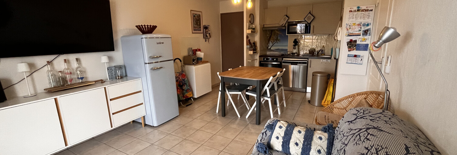 Appartement 2 Pièces 38 m² à vendre à Sainte-Marie-la-Mer (66470)