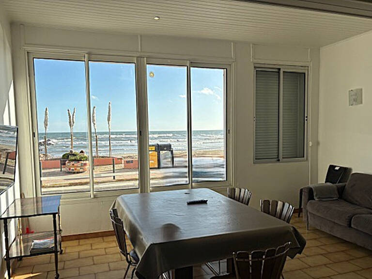 PALAVAS-LES-FLOTS: Appartement front de mer 67m2 rez-de-chaussée — photo 1