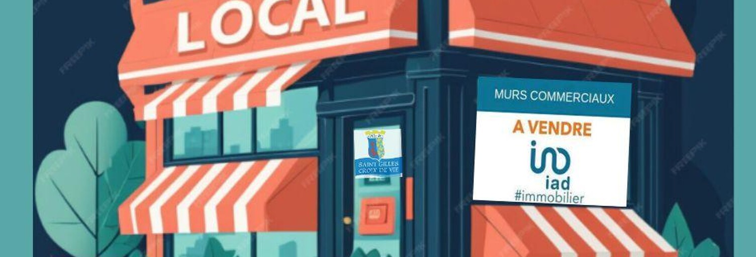 Commerce  66 m² à vendre à Saint-Gilles-Croix-de-Vie (85800)