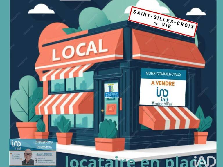 Vente Boutique/Local commercial 66 m&sup2; — photo 1
