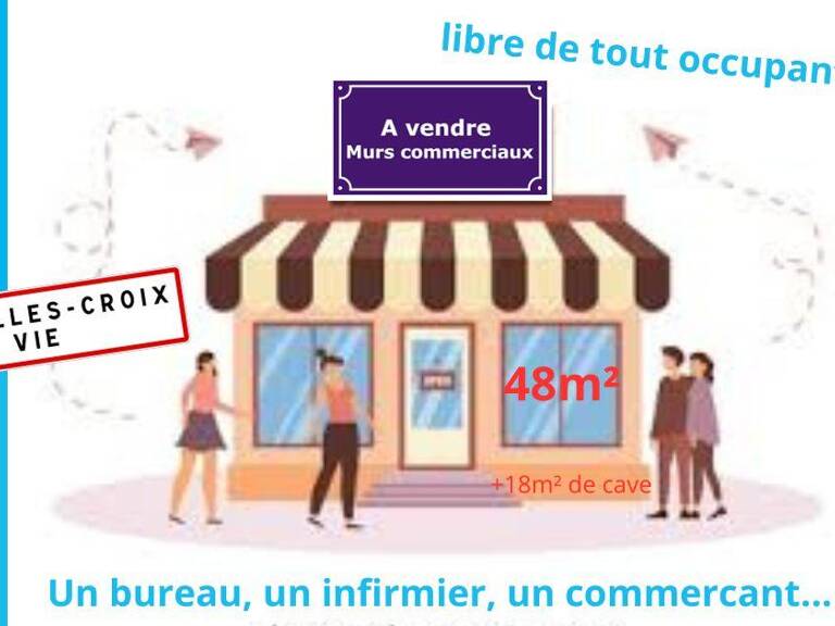Vente Boutique/Local commercial 66 m&sup2; — photo 1