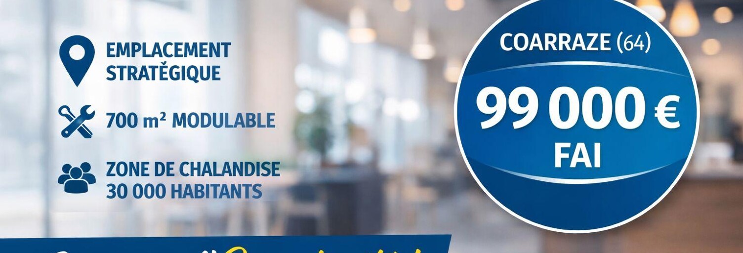 Commerce  700 m² à vendre à Coarraze (64800)