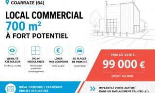 Commerce  700 m² à vendre à Coarraze (64800)