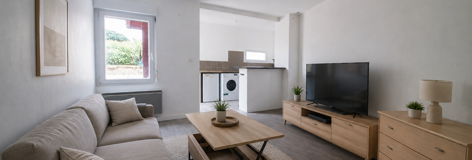 Appartement 1 Pièce 25 m² à vendre à Boucau (64340)