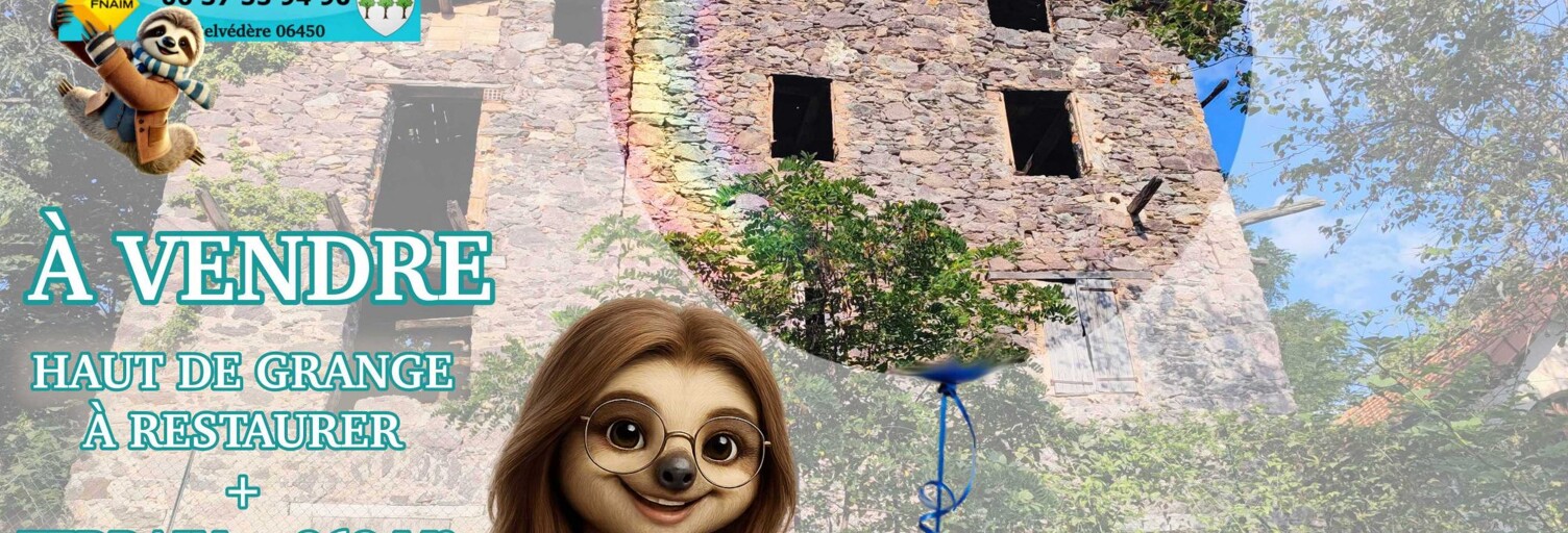 Appartement 1 Pièce 24 m² à vendre à Belvédère (06450)