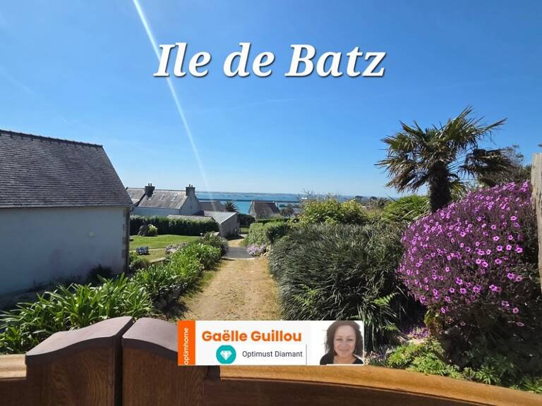 Ile de Batz : Maison pleine vue mer - Garage - Cave et Parcelle constructible — photo 1
