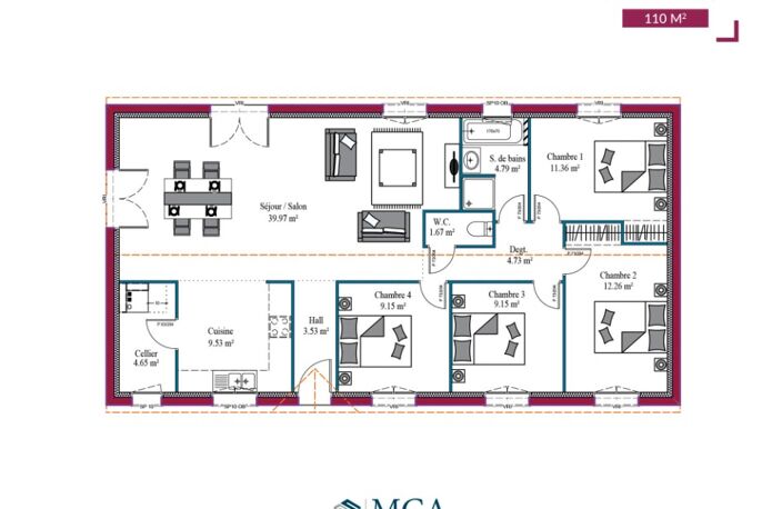 Maison à construire à Rivière-Saas-et-Gourby (40180) — photo 5