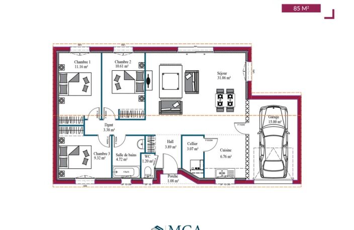 Maison à construire à Dax (40100) — photo 5