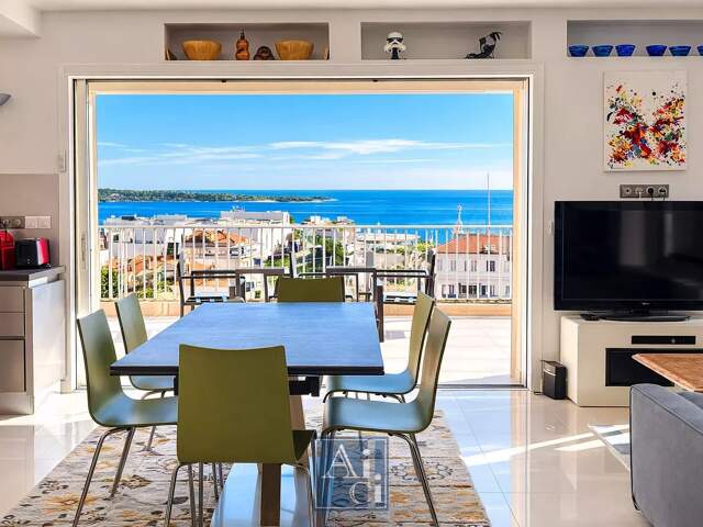 Cannes – Banane - Dernier étage d’exception avec panoramas mer — photo du bien