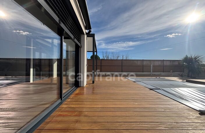 HERAULT (34), VENDUE MEUBLÉE, VILLA CONTEMPORAINE P4, PRESTATIONS HAUT DE GAMME, PISCINE, SECTEUR CALME — photo 5
